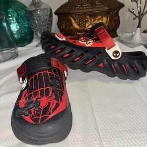Marvel Team Spider-Man x CROCS All Echo Clog Sandal Size J 6